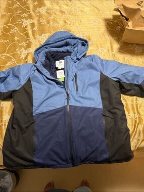 Gander Mountain Men's Dark Blue Quilted Puffer Jacket